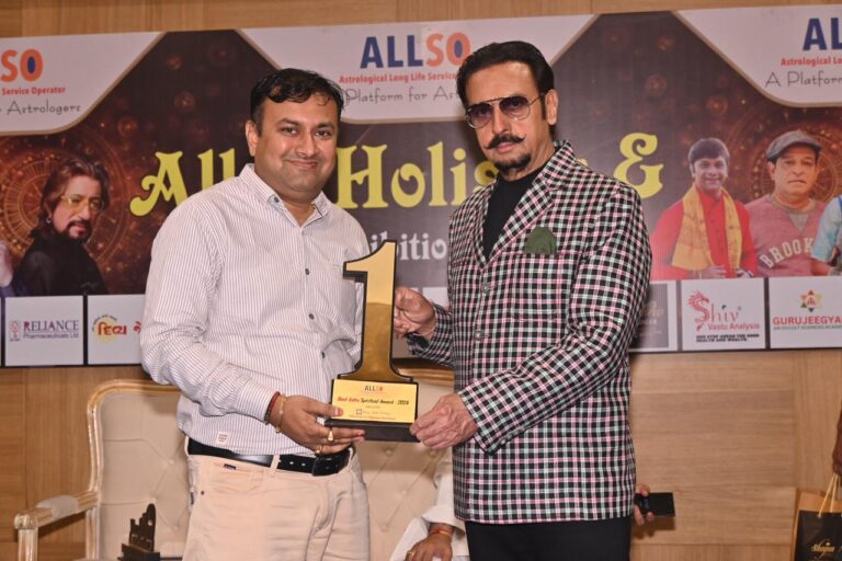 Award from Gulshan Grover